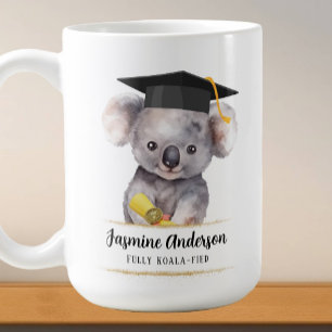 Schattige Afstuderen Koala gepersonaliseerd Koffiemok