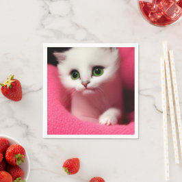 Schattige Ai Kitten Servet