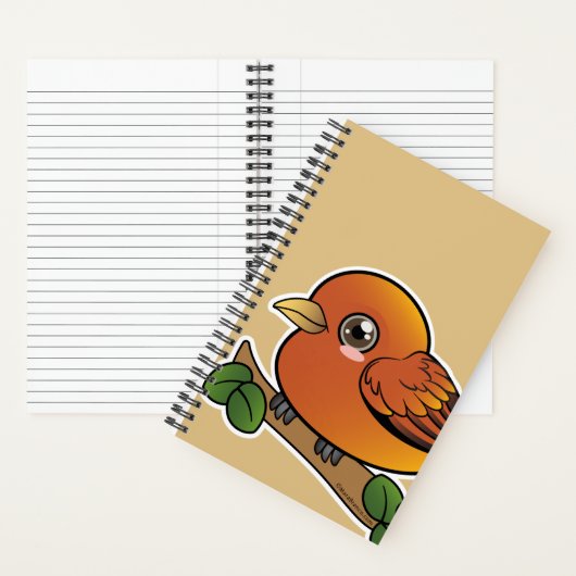 Schattige Akepa Notitieboek (Binnen)