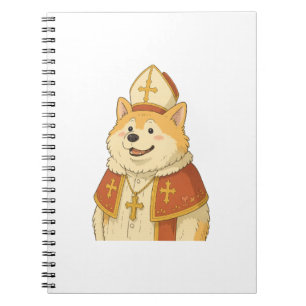Schattige Akita Paus - Grappig Hond Ontwerp Notitieboek