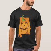 Schattige Alabama Halloween ontwerp T-shirt (Voorkant)