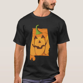 Schattige Alabama Halloween ontwerp T-shirt