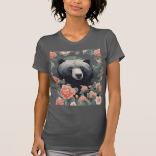 Schattige Alabama Zwarte Beer Omringd door Camelli T-shirt