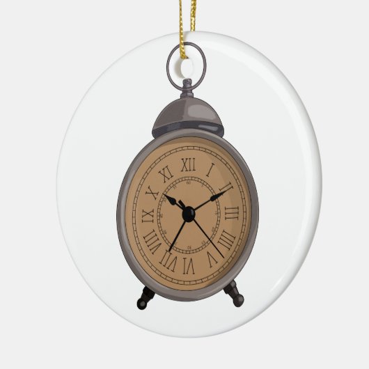 Schattige  alarmklok keramisch ornament (Links)