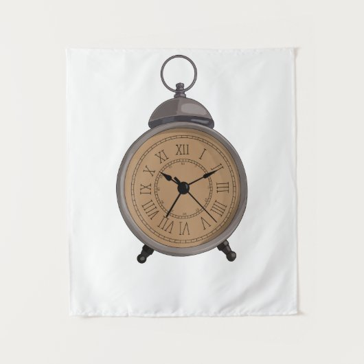 Schattige alarmklok wandkleed (Voorkant)