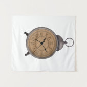 Schattige alarmklok wandkleed (Voorkant (horizontaal))