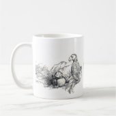 Schattige Alaska Puffins B & W Coffee Cup Mok (Links)