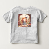 Schattige Alice in Wonderland Fantasievolle Bos Ku Kinder Shirts (Achterkant)