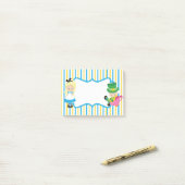 Schattige Alice in Wonderland-kinderen Post-it® Notes (Op bureau)