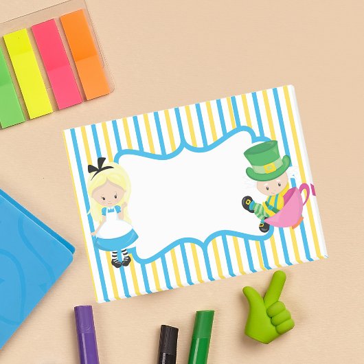Schattige Alice in Wonderland-kinderen Post-it® Notes