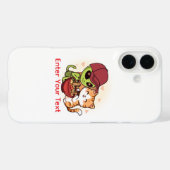 Schattige Alien Kat Ramen Kawaii Kunst Case-Mate iPhone Case (Achterkant (horizontaal))