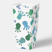 Schattige Aliens Verjaardagsfeest Bedankdoosjes (Achterkant)