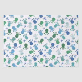 Schattige Aliens Verjaardagsfeest Tissuepapier