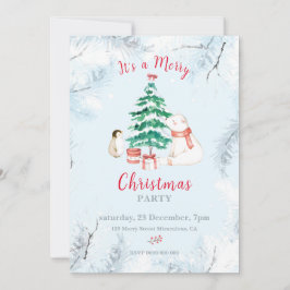 Schattige All-white Christmas Kaart