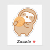 Schattige Alles Bagel Sloth Sticker (Vel)