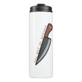 Schattige alles uit lepels invaliditeit cartoon me thermosbeker (Voorkant)