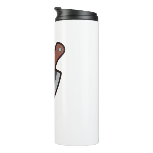 Schattige alles uit lepels invaliditeit cartoon me thermosbeker (Geroteerd rechts)