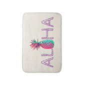 Schattige Aloha Hawaiaanse Ananas Badmat (Voorkant Verticaal)