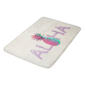 Schattige Aloha Hawaiaanse Ananas Badmat (Gekanteld)