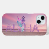 Schattige Aloha Hawaïaanse ananas, strand zonsonde Case-Mate iPhone Case (Achterkant (horizontaal))