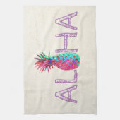 Schattige Aloha Hawaiaanse Ananas Theedoek (Verticaal)