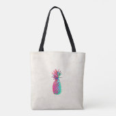Schattige Aloha Hawaiaanse Ananas Tote Bag (Achterkant)