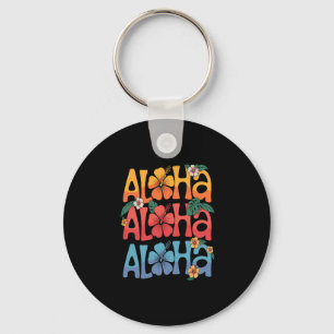 Schattige Aloha Hawaiaanse Zomer Vakantie Shaka Hi Sleutelhanger
