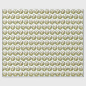 Schattige Alpaca Baby cadeaupapier (Vlak)