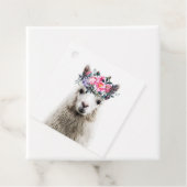 Schattige Alpaca Bedankjes Labels (In situ)