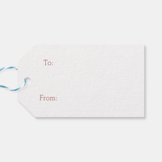 Schattige Alpaca Christmas Holiday Gift Label Cadeaulabel (Achterkant Horizontaal)