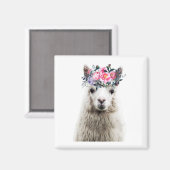 Schattige Alpaca Magneet (Voorkant / Achterkant)