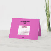 Schattige Alpaca met glitterhart Feestdagen Kaart (Achterkant)