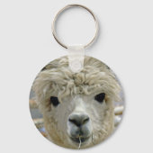 Schattige Alpaca Sleutelhanger (Voorkant)