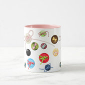 Schattige Als Button Naaien Quote Buttonnen & Lint Mok (Midden)