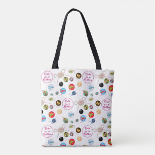 Schattige Als Button Naaien Quote Buttonnen & Lint Tote Bag