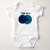 Schattige als een Button Buttonnen Animated Romper (Voorkant)