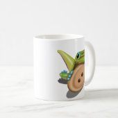 Schattige als een Button — GECKO zonder tekst Koffiemok (Voorkant rechts)