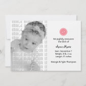 Schattige als een Button (Roze) Aankondiging (Voorkant)