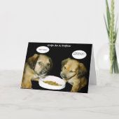 Schattige als een Button Verjaardag Kaart (Voorkant)