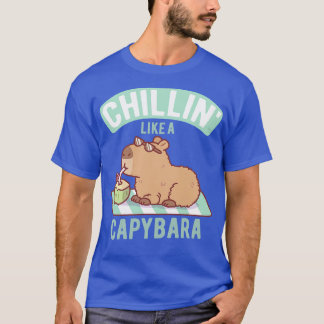 Schattige als een capibara t-shirt