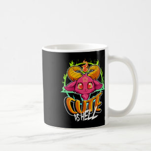 Schattige als Hell Halloween Kawaii Phomet Funny S Koffiemok
