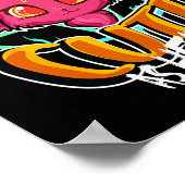 Schattige als Hell Halloween Kawaii Phomet Funny S Poster (Hoek)