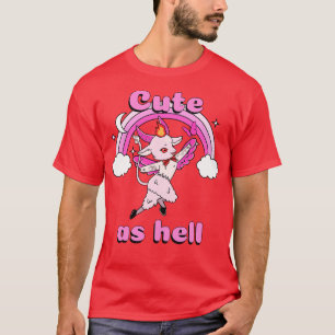 Schattige als Hell Kawaii Baphomet Pastel Gothic E T-shirt