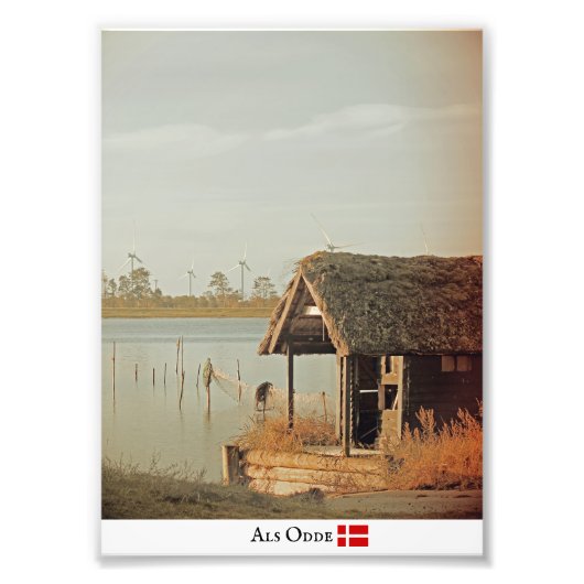Schattige als Odde/Denmark fotoprint! Foto Afdruk (Voorkant)