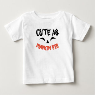 Schattige als Pumpkin Pie Halloween Peuter T-shirt