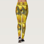 Schattige Amaryllis Bloem Hardlopen Oefening Leggings (Achterkant)
