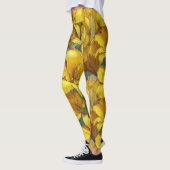 Schattige Amaryllis Bloem Hardlopen Oefening Leggings (Links)