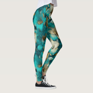 Schattige Amaryllis Esthetische Cardio Yoga Leggings