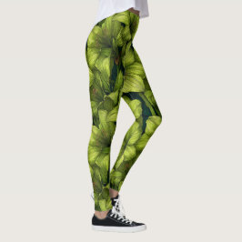 Schattige Amaryllis Sparkle Yoga Mode Leggings