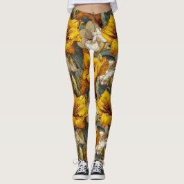 Schattige Amaryllis Thema Kleding Gewichtheffen Leggings